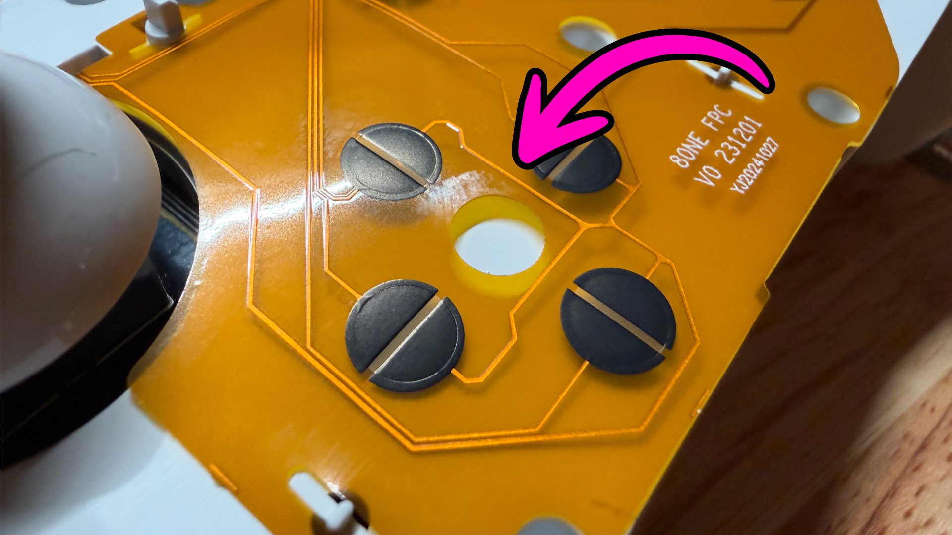 PCB with the raised area