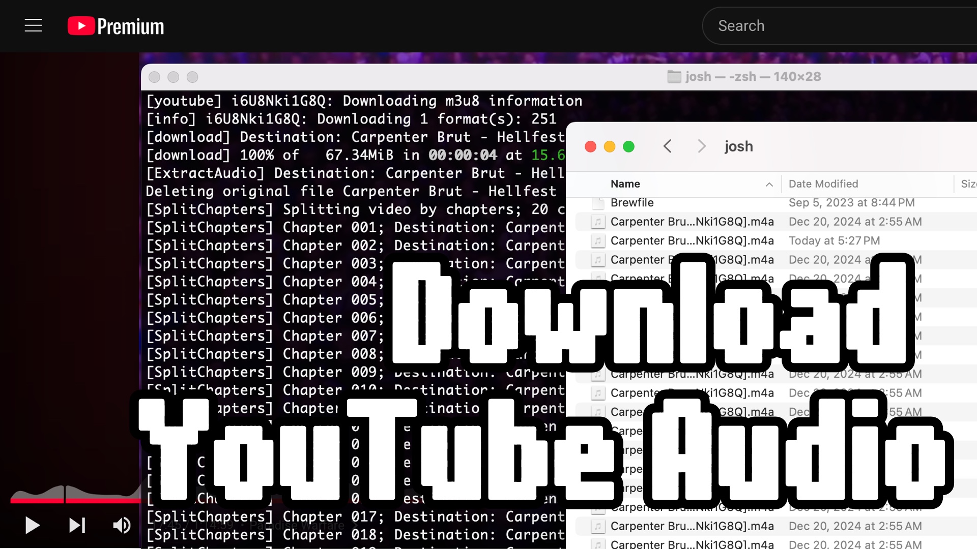 Download YouTube&nbsp;Audio