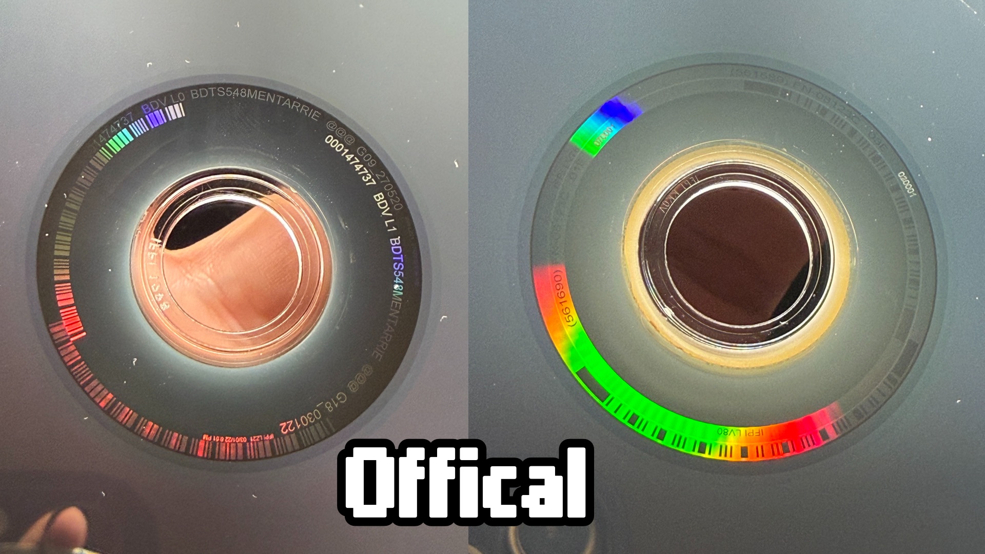 Inner rings of real discs.
