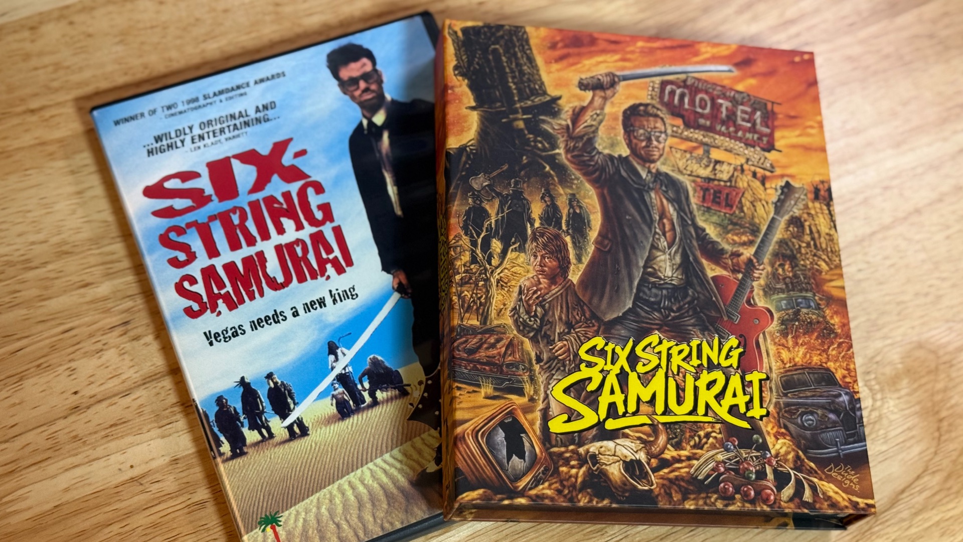 Six-String Samurai DVD and 4K box set