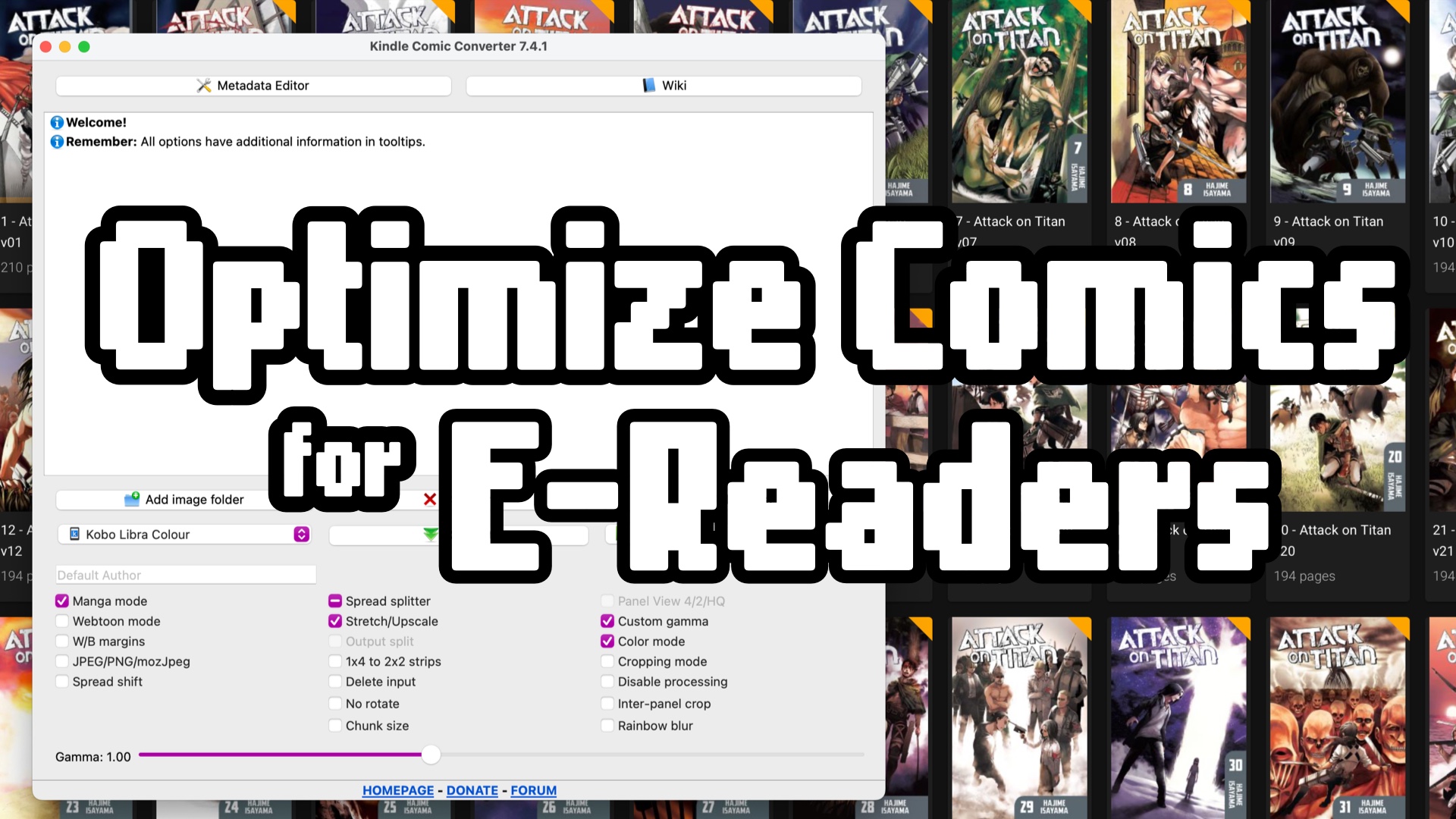 Optimize Comics for&nbsp;E-Readers