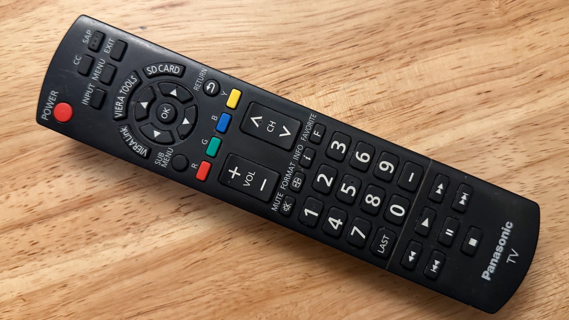 Photo of TV remote