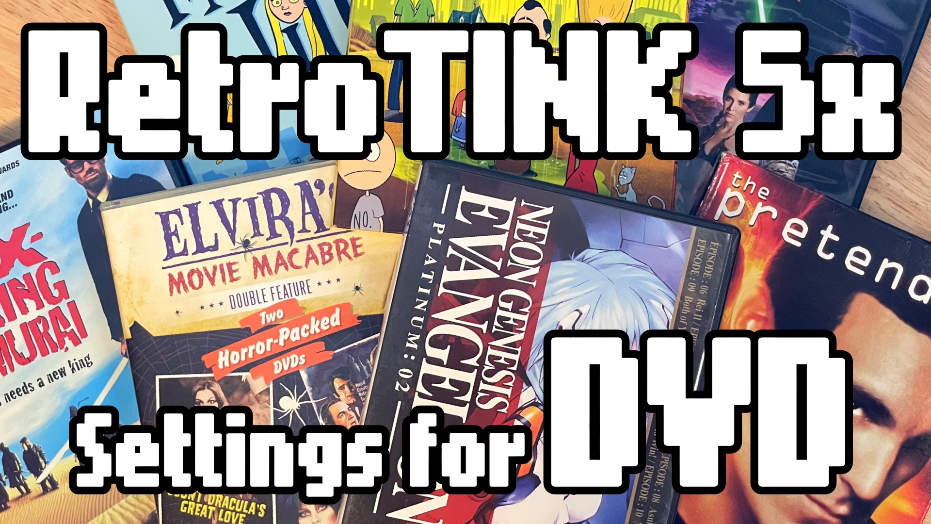 RetroTINK 5x settings for&nbsp;DVDs