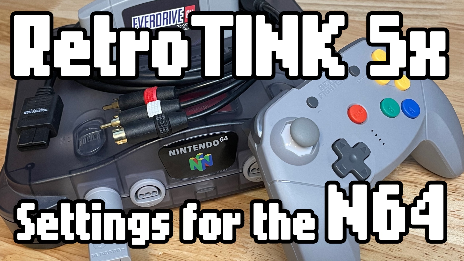 RetroTINK 5x settings for the Nintendo&nbsp;64